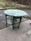 Hand-Painted Wooden Drop Leaf Table, 1960s 1