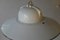 Vintage Industrial Porcelain & Glass Ceiling Lamp with Enamel Shade from LJS Leuchten 2