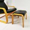 Vintage Armchair & Footrest from Verikon Furniture, Denmark, 1970s, Set of 2, Image 2