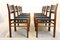 Scandinavian Oak and Saddle Leather Chairs, 1970s, Set of 8, Image 7