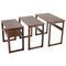Rosewood Nesting Tables by Johannes Andersen for CFC Silkeborg, 1960s, Set of 3 1