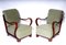 Antique Armchairs and Coffee Table, Set of 3 4