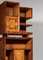 Modernist Italian Bar Cabinet Bookcase in the Style of Gio Ponti, 1950s 15