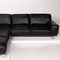 Black Leather Corner Sofa from Willi Schillig 9