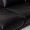 Black Leather Corner Sofa from Willi Schillig, Image 4