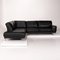 Black Leather Corner Sofa from Willi Schillig, Imagen 11