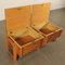 Beech Veneer, Ash Tree & Beech Container Furnitures by Mario Vender, 1961, Set of 2 3