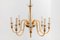 Hollywood Regency Murano Glass 8-Arm Chandelier from Formia Murano, Italy, 1950s 4