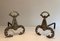 French Neoclassical Style Bronze Androns, 1900s, Set of 2, Image 2