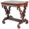 Antique Carved Mahogany Centre Table, 1850s 1