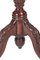 Antique Carved Mahogany Torchere, Image 9