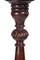 Antique Carved Mahogany Torchere 5
