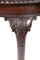 Antique Oval Carved Mahogany Centre Table, 1880s 3