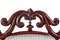 Silla de recibidor victoriana antigua de caoba tallada, Imagen 4