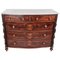 Antique Mahogany Bow Front Chest 1