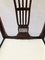 Antique Mahogany Carved Side or Desk Chairs, Set of 2, Image 2