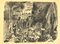 Paesaggio di Parigi - Litografia originale - XX secolo XX secolo, Immagine 1