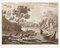 Landscape from Liber Veritatis - S / W Radierung nach Claude Lorrain - 1815 1815 1