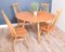 Vintage Blonde Model 384 Windsor Dining Table & Model 359 Goldsmith Chairs from Ercol, Set of 5, Immagine 5