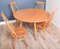 Vintage Blonde Model 384 Windsor Dining Table & Model 359 Goldsmith Chairs from Ercol, Set of 5, Immagine 6