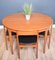 Teak Round Table & Tuck Under Chairs from Nathan, 1960s, Set of 5, Image 2