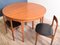 Teak Round Table & Tuck Under Chairs from Nathan, 1960s, Set of 5 10