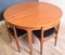 Teak Round Table & Tuck Under Chairs from Nathan, 1960s, Set of 5 1