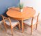 Teak Round Extending Table & Chairs from Avalon, 1960s, Set of 5 7