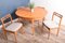 Teak Round Extending Table & Chairs from Avalon, 1960s, Set of 5 4
