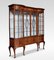 Antique Mahogany Inlaid Display Cabinet 2