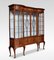 Antique Mahogany Inlaid Display Cabinet, Image 2