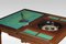 Antiker edwardischer Roulette Spieltisch aus Mahagoni mit Intarsien 2
