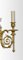 Antike Französische Vergoldete Bronze Wandlampen, 2er Set 3