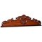 Antique Mahogany Over Door Pediment 1