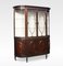 Large Antique Mahogany Bow Ended Display Cabinet 2