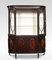 Large Antique Mahogany Bow Ended Display Cabinet 3