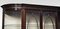 Large Antique Mahogany Bow Ended Display Cabinet 8