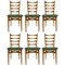 Mid-Century Danish Modern Ladder Back Dining Chairs, 1950s, Set of 6 1