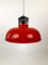 Hungarian Industrial Style Pendant Lamps in Burnt Orange, 1970s, Set of 3 6