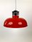 Hungarian Industrial Style Pendant Lamps in Burnt Orange, 1970s, Set of 3, Image 6