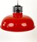 Lampade a sospensione in stile industriale arancione, Ungheria, anni '70, set di 3, Immagine 9