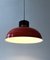 Hungarian Industrial Style Pendant Lamps in Burnt Orange, 1970s, Set of 3 13