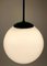 Pendant Light with Round Opaline Glass Shade and Bakelite Elements, 1930s, Image 6