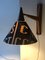 Mid-Century Wand- und Drehbare Holzlampe mit Schirm aus Andrew Martin Leinen, 1950er 6