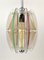 Mid-Century Acrylic & Mono Filament Pendant Lamp with Color Accents, Czech Republic, 1950s 7