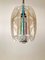 Lampe à Suspension Filament Mid-Century en Acrylique & Mono avec Accents Colorés, République Tchèque, 1950s 3