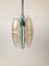 Mid-Century Acrylic & Mono Filament Pendant Lamp with Color Accents, Czech Republic, 1950s 2