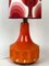Large Mid-Century German Table Lamp with Glass Base, 1970s, Image 7
