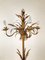 Italian Gilt Metal Candelabra Floor Lamp with Sheaf of Wheat Motif, 1963, Image 4