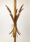 Italian Gilt Metal Candelabra Floor Lamp with Sheaf of Wheat Motif, 1963 14